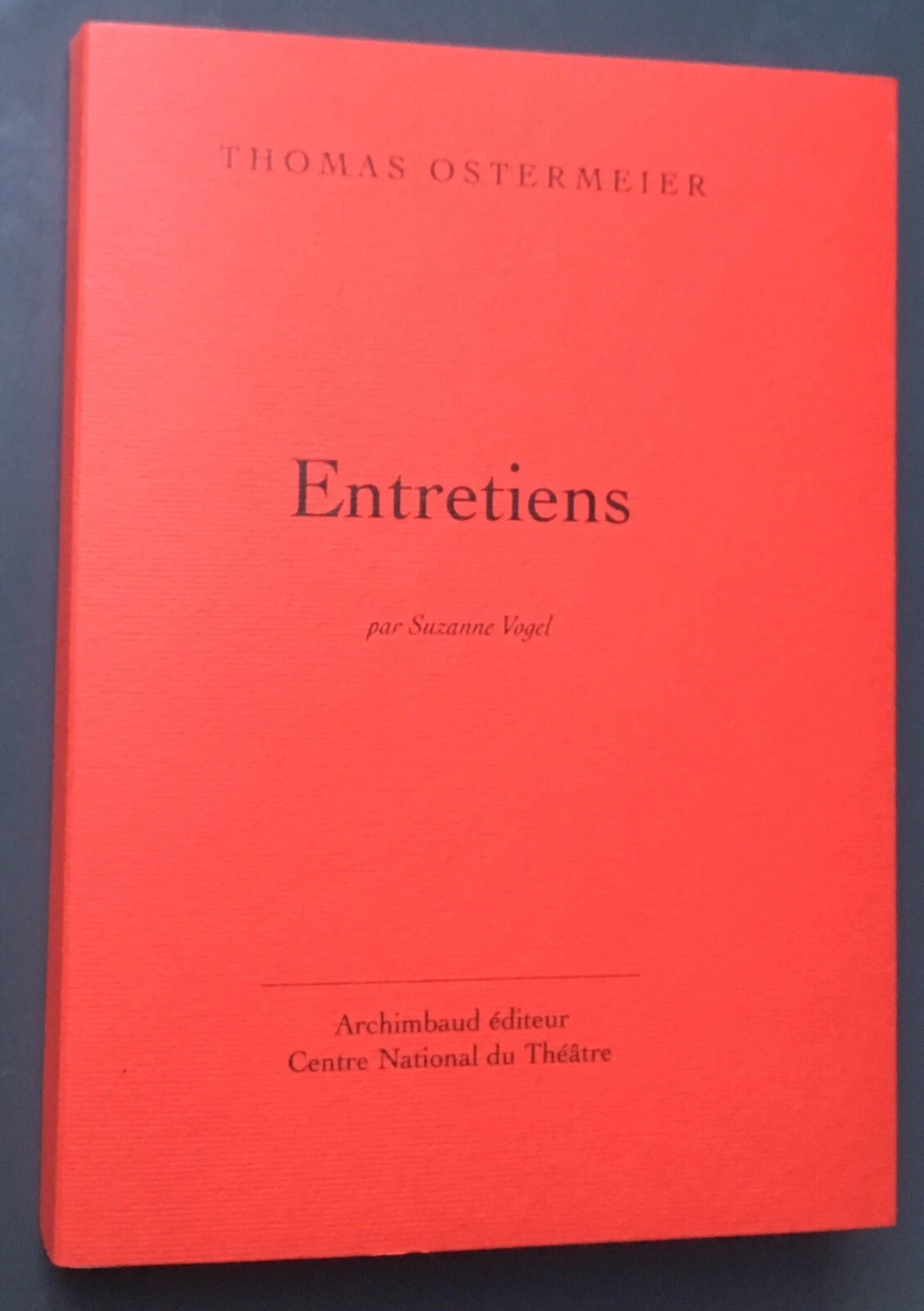 Entertiens/ Book/